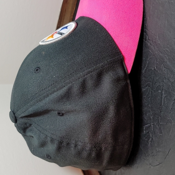 Steelers cap pink ribbon Lg/XL - Picture 4 of 9